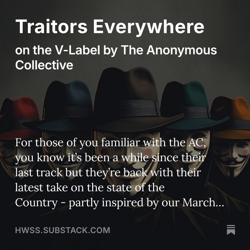 HWSS2012's tweet photo. ICYMI - the latest musical interlude from TAC

On Substack now!

Link in the comments

Enjoy!

#music
#Anonymous
#awareness
#rap
#lyrics https://t.co/AowQhZj8K3