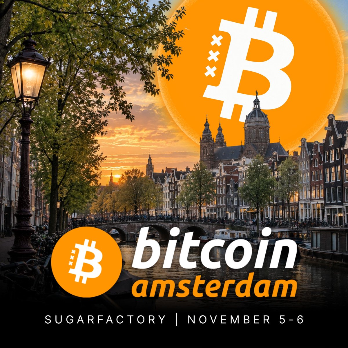 bitcoinconfams's tweet photo. YOUR BEST MEMORIES ARE WAITING FOR YOU AT BITCOIN AMSTERDAM THIS NOVEMBER 🔥

GET PASSES NOW 👇

 https://t.co/eyNgwuVk5O https://t.co/XPNlkvZX9z