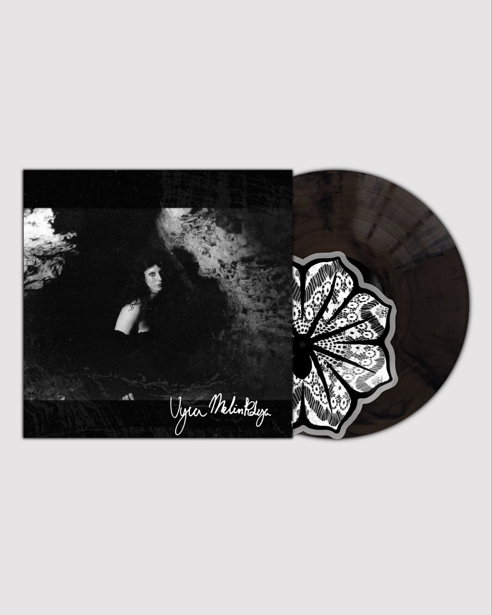 vertigovinylga's tweet photo. VV x Vyva Melinkolya

REPOST AND FOLLOW TO ENTER GIVEAWAY FOR SIGNED TEST PRESSING

VV Exclusive: “Unbecoming” by Vyva Melinkolya

Pressed on black wave vinyl LP with a bonus spider web lace-shaped picture disc, this release is limited to 500 hand-numbered copies. Once it sells out, it will not be restocked.

100 units are available with a signed jacket, and 200 units are available with a signed insert.

https://t.co/Z7LADLAHha