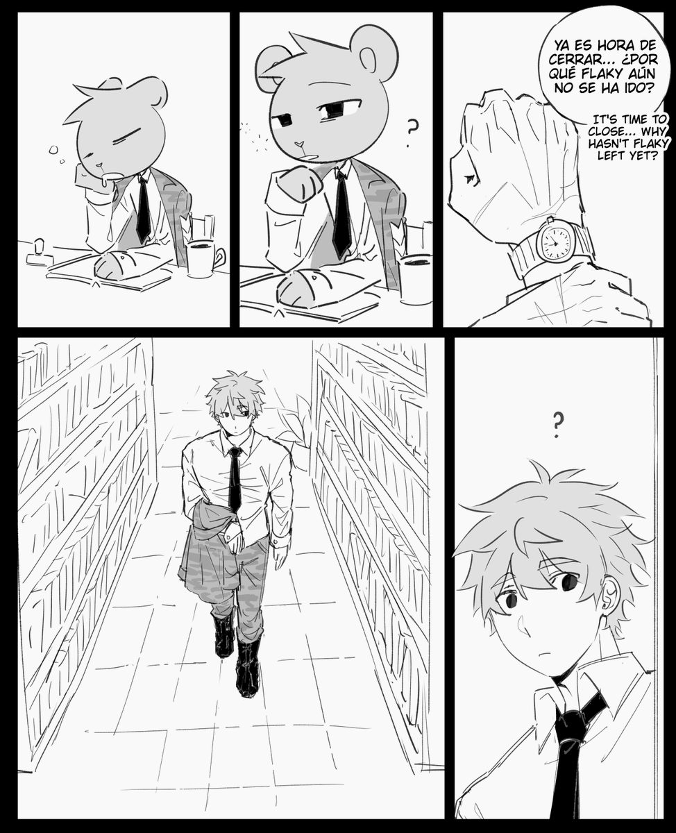 A1MCreations's tweet photo. It's been a long time since I made a long comic
1/2

#htf擬人化 #happytreefriends #HTF #flippyxflaky https://t.co/LZpnDVUGsd