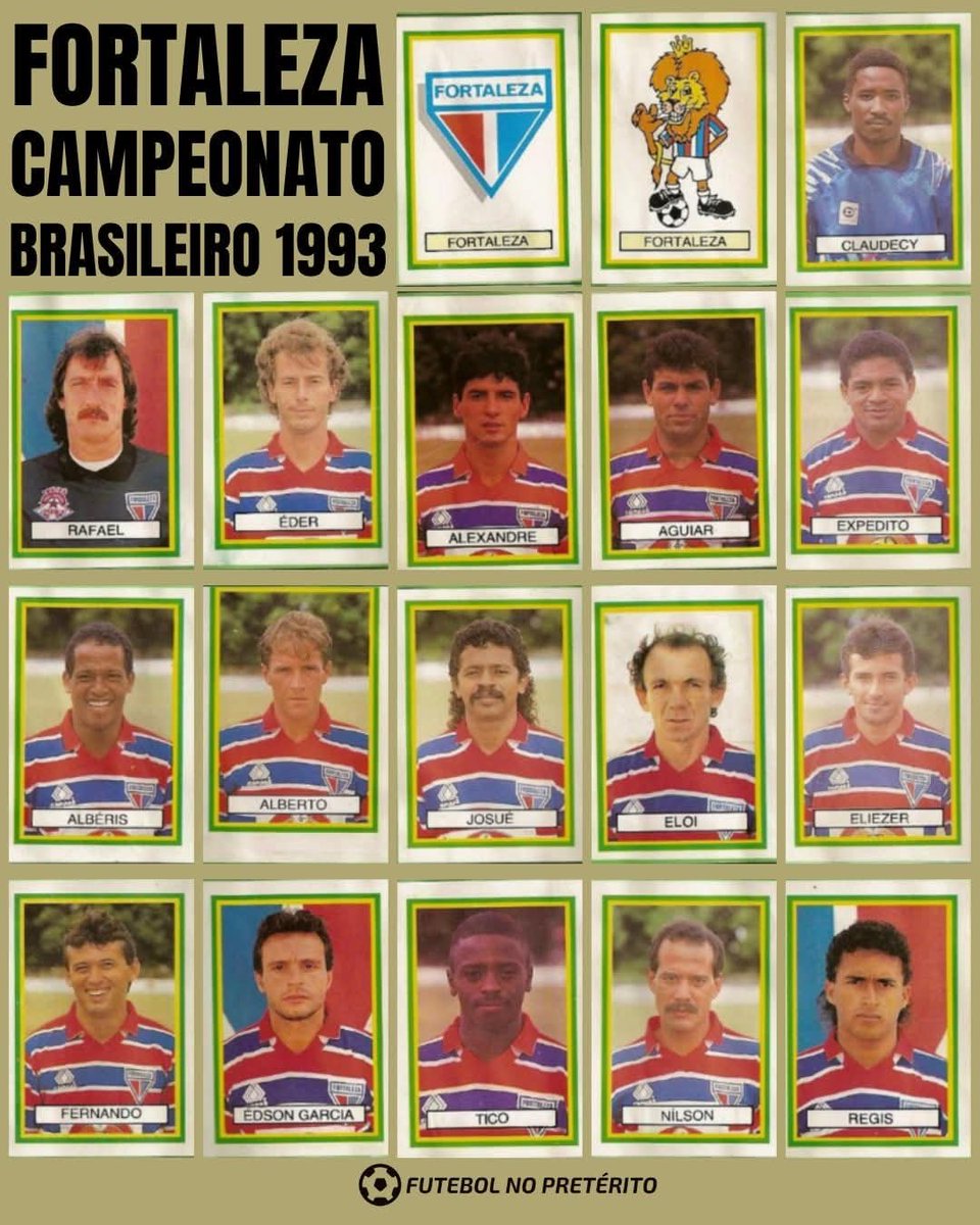 Noitedecopa's tweet photo. 🚨 PAI NO PASSADO, FILHO NO PRESENTE! 🦁

Chico da Costa, que vai defender o Fortaleza por empréstimo do Cruzeiro, tem uma ligação especial com o Leão: ele é filho de Nilson Aragão, que vestiu a camisa do Fortaleza em 1993.

Mais de 30 anos depois, a família Aragão volta a fazer parte da história do Tricolor de Aço.

As coincidências que o futebol proporciona... 😅