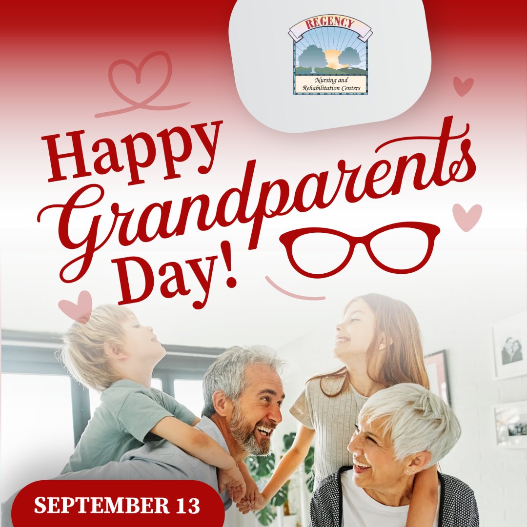 RegencyNursing's tweet photo. Happy Grandparents’ Day! Today we celebrate the wisdom, kindness, laughter, and life experiences that grandparents share with those around them. Their stories carry cherished memories, while their guidance continues to inspire and connect generations. ❤️

#GrandparentsDay https://t.co/RRK7oOZt6a