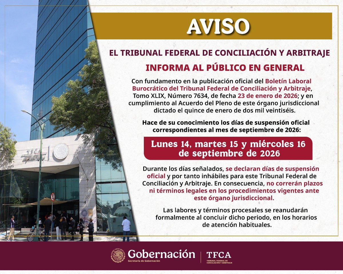 TFCA_mx's tweet photo. El @TFCA_mx informa al público en general. https://t.co/Hgu1j0UtY2
