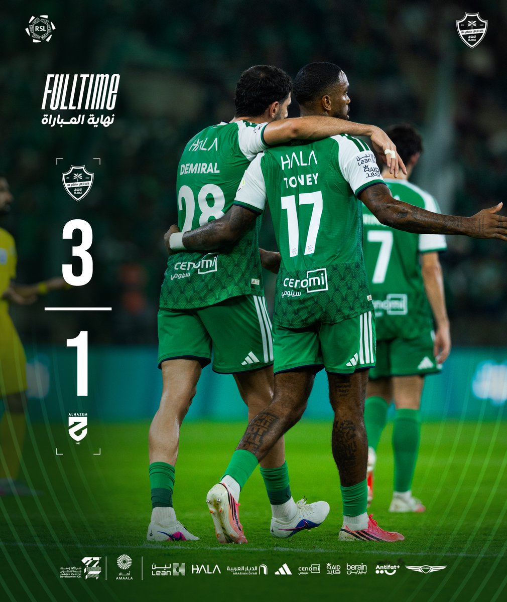 ALAHLI_FC's tweet photo. بالحزم والإصرار.. ثلاث نقاط جديدة 💚🔥

#الأهلي_الحزم | #دوري_روشن_السعودي https://t.co/YZdLAAp732