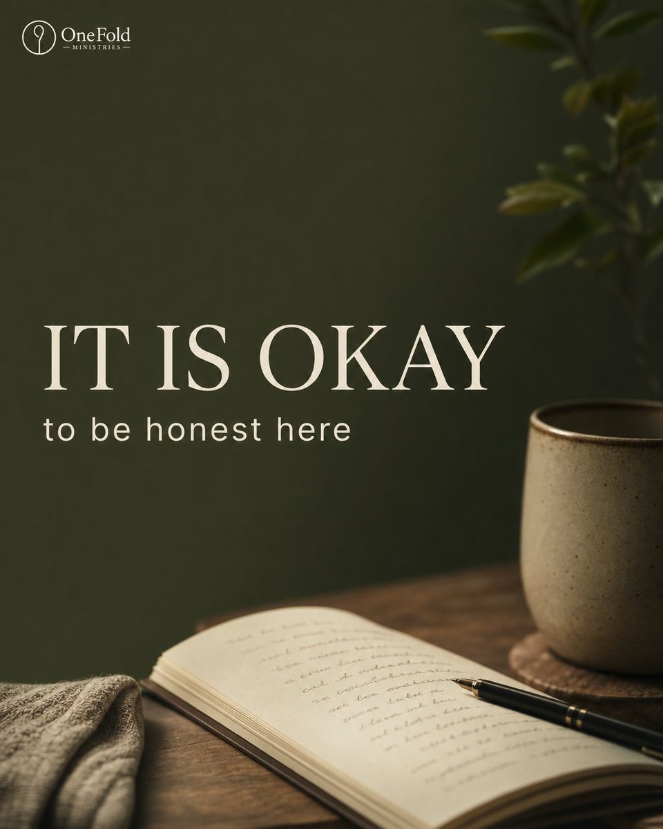 OneFoldMin's tweet photo. Some people have carried something heavy for months and told no one at church.
We were never meant to walk this alone. Honesty is where God does His restoring work.
"I'm not okay" is a faithful sentence, not a failure of faith.
You're allowed to need your community. 🙏 https://t.co/xU2zMQqb0F