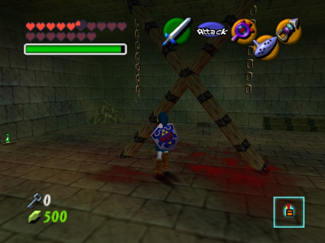 ZeldaAnecdotes's tweet photo. 📜1580-La version 1.0 de Zelda Ocarina of Time était bien plus sanglante 

Le sang de Ganondorf était rouge et les taches plus visibles dans le puit, autant vous dire qu'on ne reverra pas ça dans la version Switch 2 ! https://t.co/wGHHB7W0wI