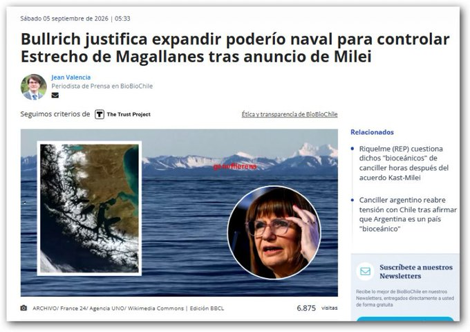 iggydegen's tweet photo. @nicpromanzio me puedes mostrar declaraciones de politicos o militares de alto rango chilenos pidiendo presencia en territorio argentino? como esto?  https://t.co/Zm1U0NWK6x https://t.co/6Al0Zyg3sA