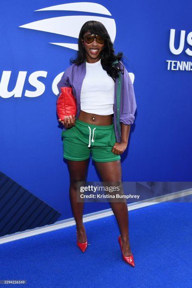 TheePopCore's tweet photo. Aniya Harvey looks absolutely bomb at the US Open. https://t.co/jgAqFX5y38
