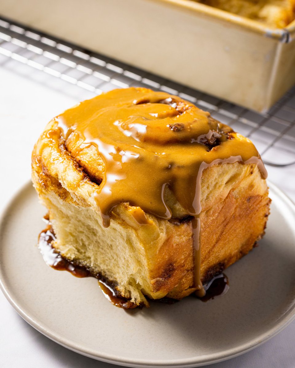 TestKitchen's tweet photo. Roll into the weekend with a little weekend brunch project: fluffy, ooey-gooey Coffee Sweet Rolls with a serious coffee kick and a thick, sweet glaze. https://t.co/E4xDbZOqHd https://t.co/vSsScNeDV1