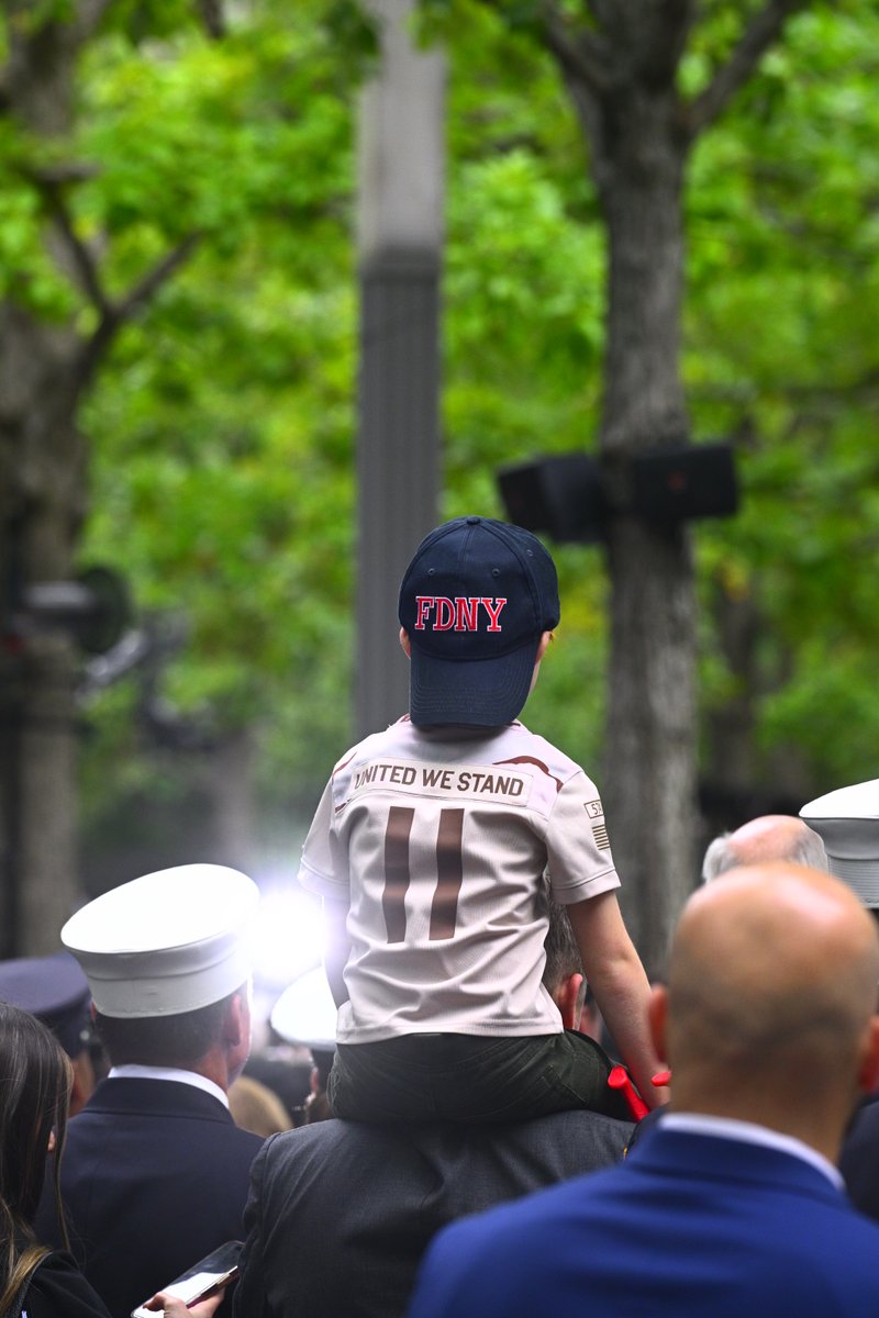 FDNY's tweet photo. Twenty-five years have passed, but we remember.

On September 11, 2001, 343 FDNY members made the Supreme Sacrifice while responding to the attacks at the World Trade Center. In the years since, hundreds have lost their lives to 9/11-related illnesses.

The losses continue. The memories endure. And the promise remains: We will Never Forget.