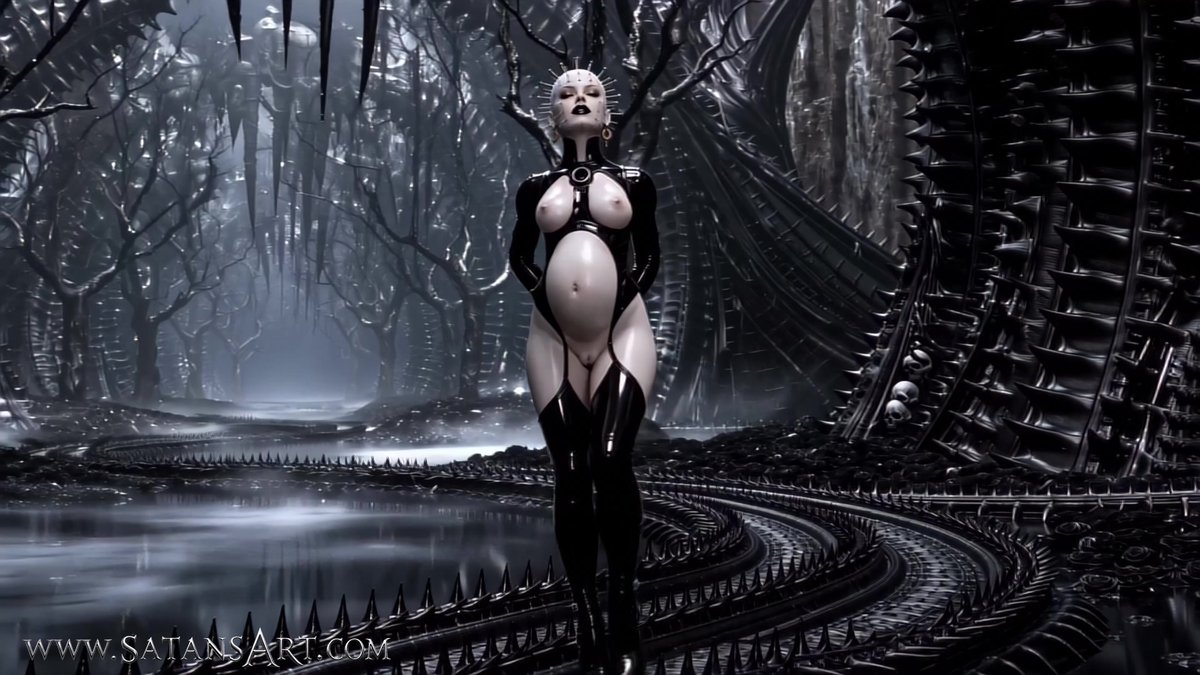 satans_art's tweet photo. Biomech and pale skin. Space DNA, Episode 1. https://t.co/qoRWCRtrjN
