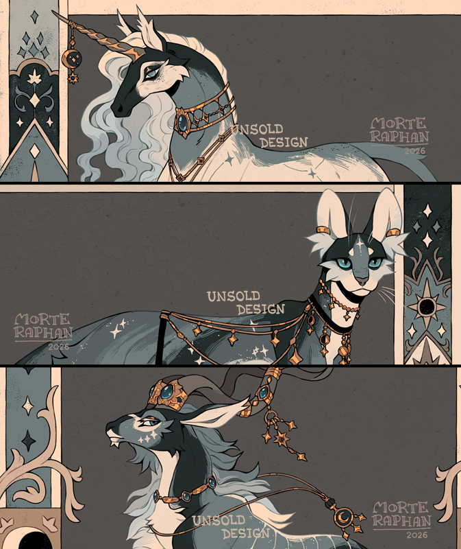 morteraphan's tweet photo. Three new feral designs will be available tomorrow on my Patre0n/K0-fi for all tier patrons! ✨ https://t.co/XDjwjwzBve