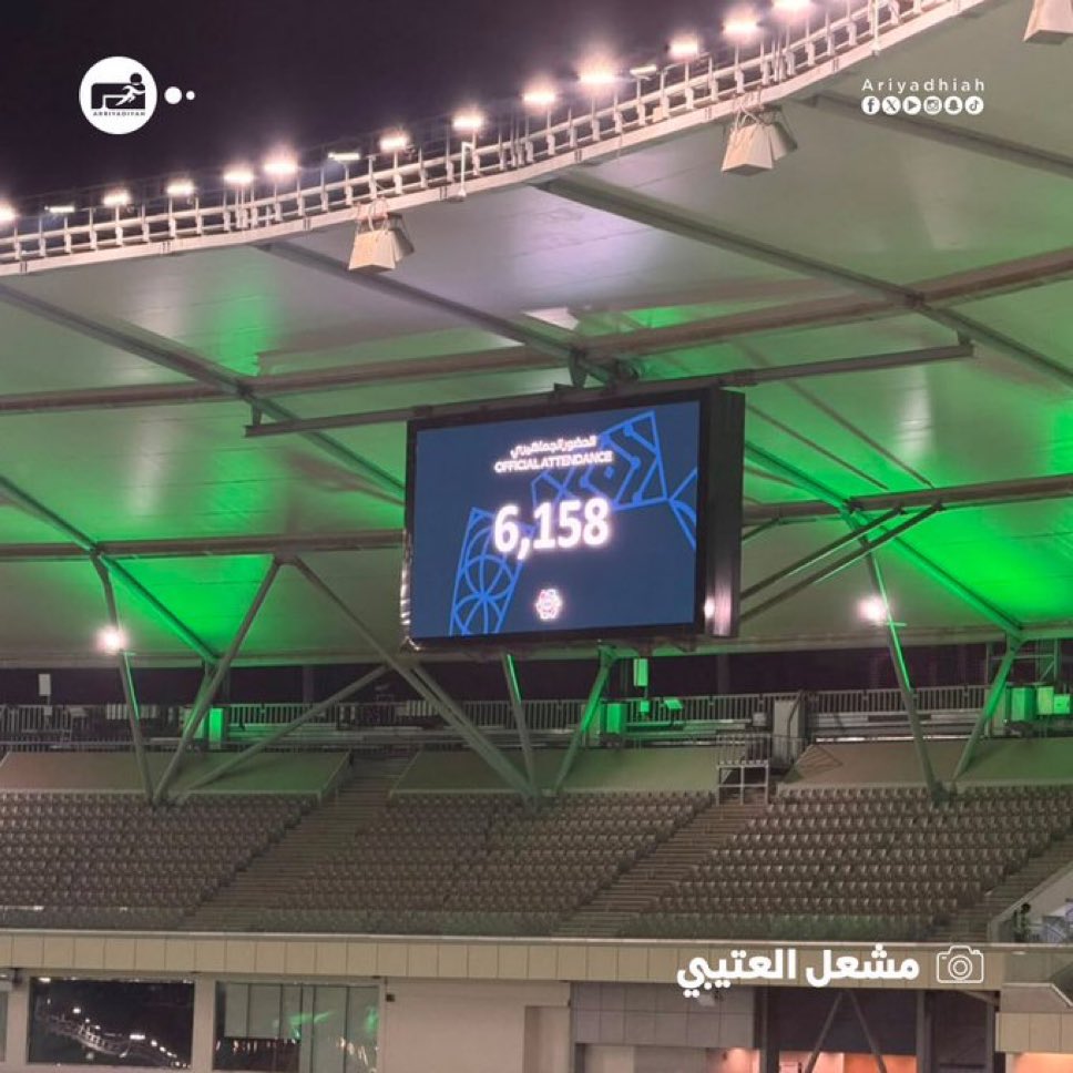RoshnAttendance's tweet photo. الجولة ٧
الاهلي - الحزم | ملعب الاهلي 
الحضور الجماهيري 6158 مشجع
#الاهلي_الحزم #الدوري_السعودي
#دوري_روشن #الاهلي #الحزم https://t.co/Qb3rcEiKTt