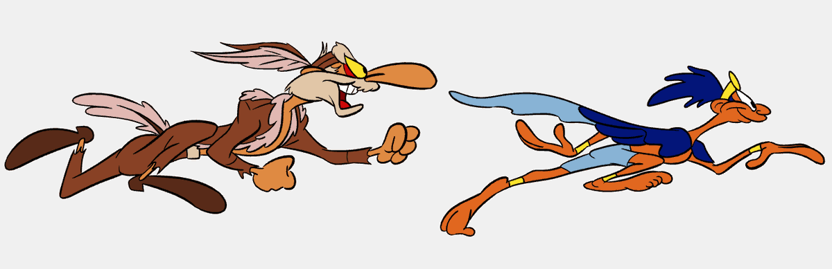 laifa_l's tweet photo. weirdly enough, the road runner came out better than the coyote https://t.co/nxmSc1BRus