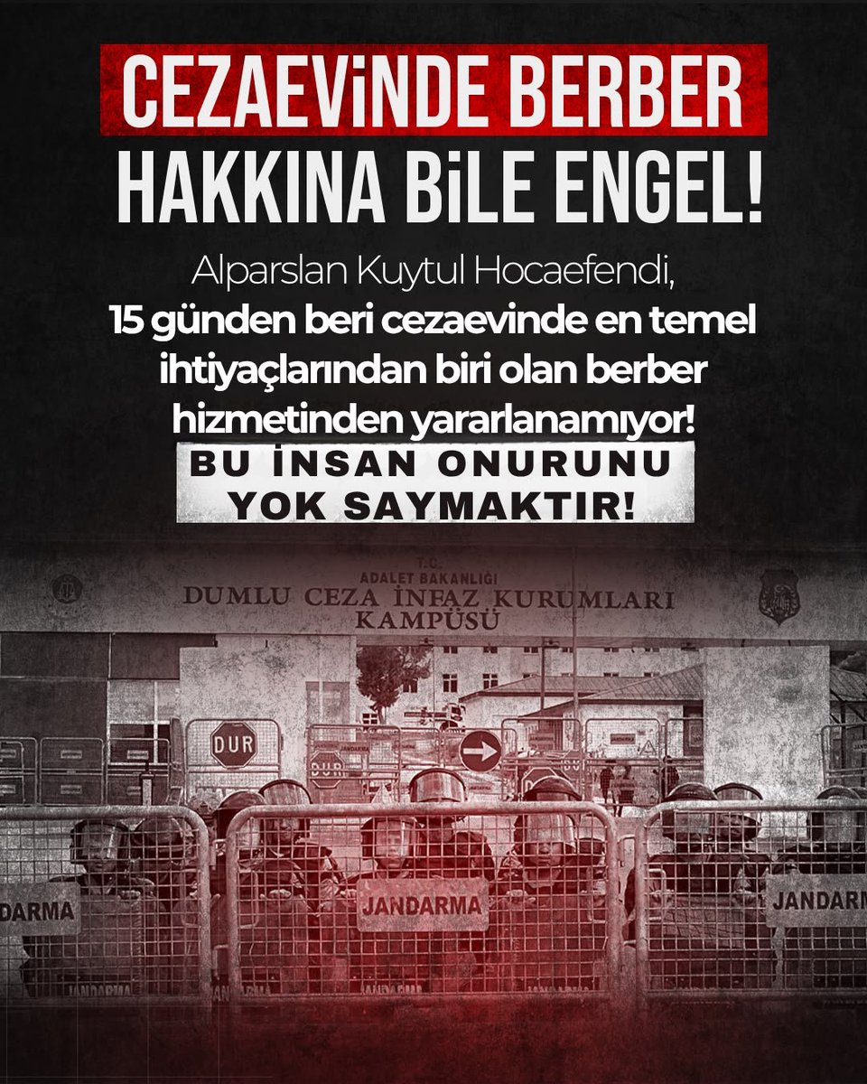 cml1453_'s tweet photo. @YS_Turkoglu ‼️Boş dosyaya rağmen Erzurumda kuyu tipi hücreye attıkları Alparslan Hocaya berber bile göndermeyenler Apoya 250 metrekare havuzlu villa yapmış... Adalet ve Kalkınma https://t.co/nygvsqMqWb