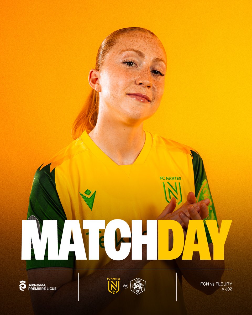 FCN_Feminines's tweet photo. 𝗝𝗼𝘂𝗿 𝗱𝗲 𝗠𝗮𝘁𝗰𝗵 ! 👊
Les Nantaises retrouvent Marcel Saupin, dans le cadre de la 2ème journée de l'Arkema Première Ligue.
🆚 FC Fleury 91
⌚️ 18H
📺 Diffusé sur YouTube.
#FCNFCF #OnEstNantes🔰 https://t.co/7dfpwF9ogt