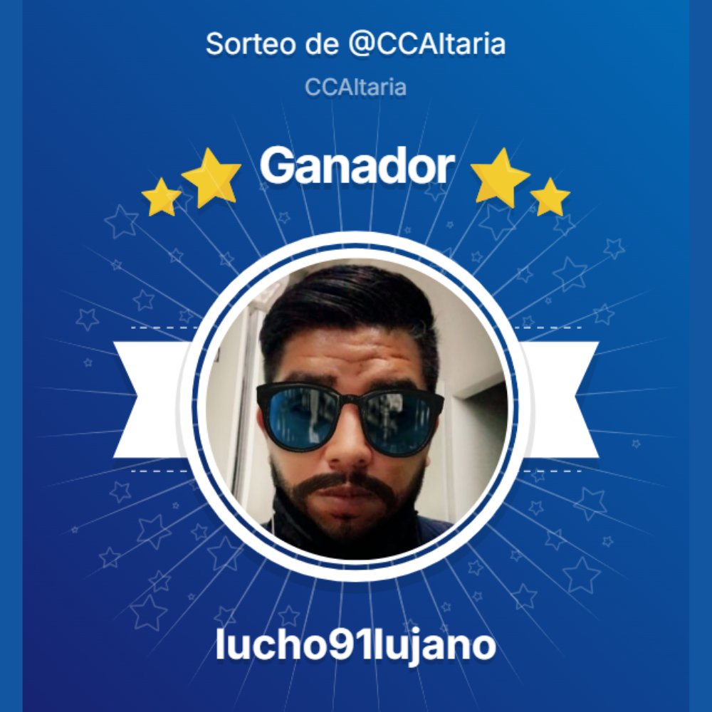 CCAltaria's tweet photo. 🚨 ¡Tenemos ganador! 

Envíanos un mensaje o contesta este post para coordinar la entrega de tu premio 

¡Felicidades!  📩🎉 https://t.co/VRktc6ywD9