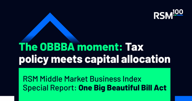 peter_ramer's tweet photo. Tax policy is becoming a business strategy issue. According to RSM's latest MMBI special report, middle market companies are integrating tax, financial and operational considerations to guide investment, workforce and growth decisions in an increasingly... https://t.co/Ot9TD9TmMI https://t.co/0rGvEFqE1e