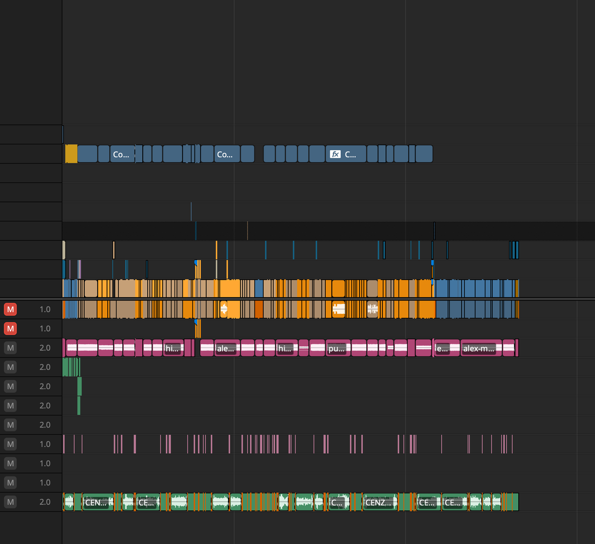 Hixo32's tweet photo. Timeline from my recent video
#videoediting #davinciresolve #davinciresolvestudio https://t.co/Kg8xud0yK0