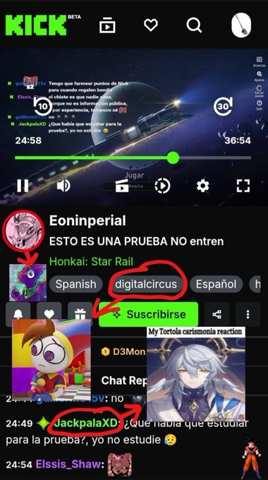 JackpalaXD's tweet photo. @Eoninperial De hecho aquí tengo una imagen de hace tiempo donde muestra que lo sigo desde hace rato ☝️🫪
(No aprobé esa prueba por no estudiar 😔) https://t.co/DZyPAQyg0Z