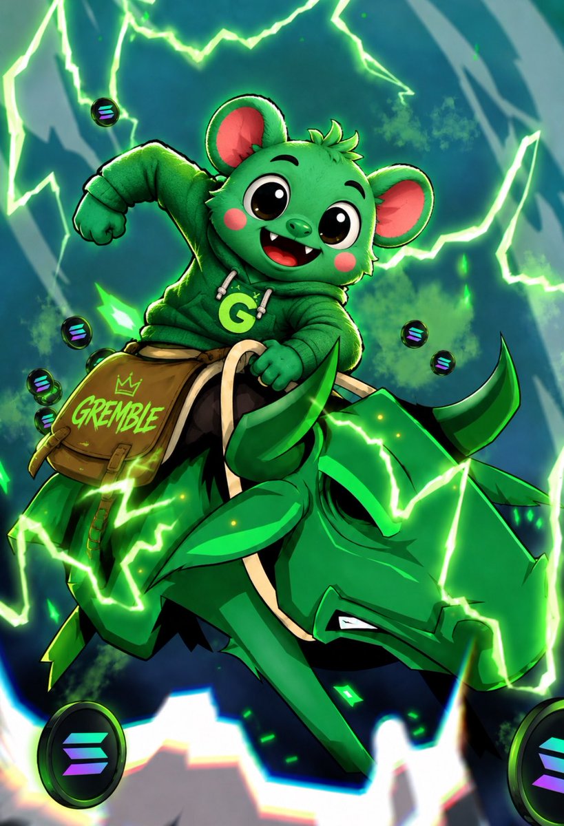 ALADDIN9_'s tweet photo. Oh yeah I had to secure my @GrembleCoin bag.
Feeling so bullish on #GrembleCoin. https://t.co/7Qe8fiNejq