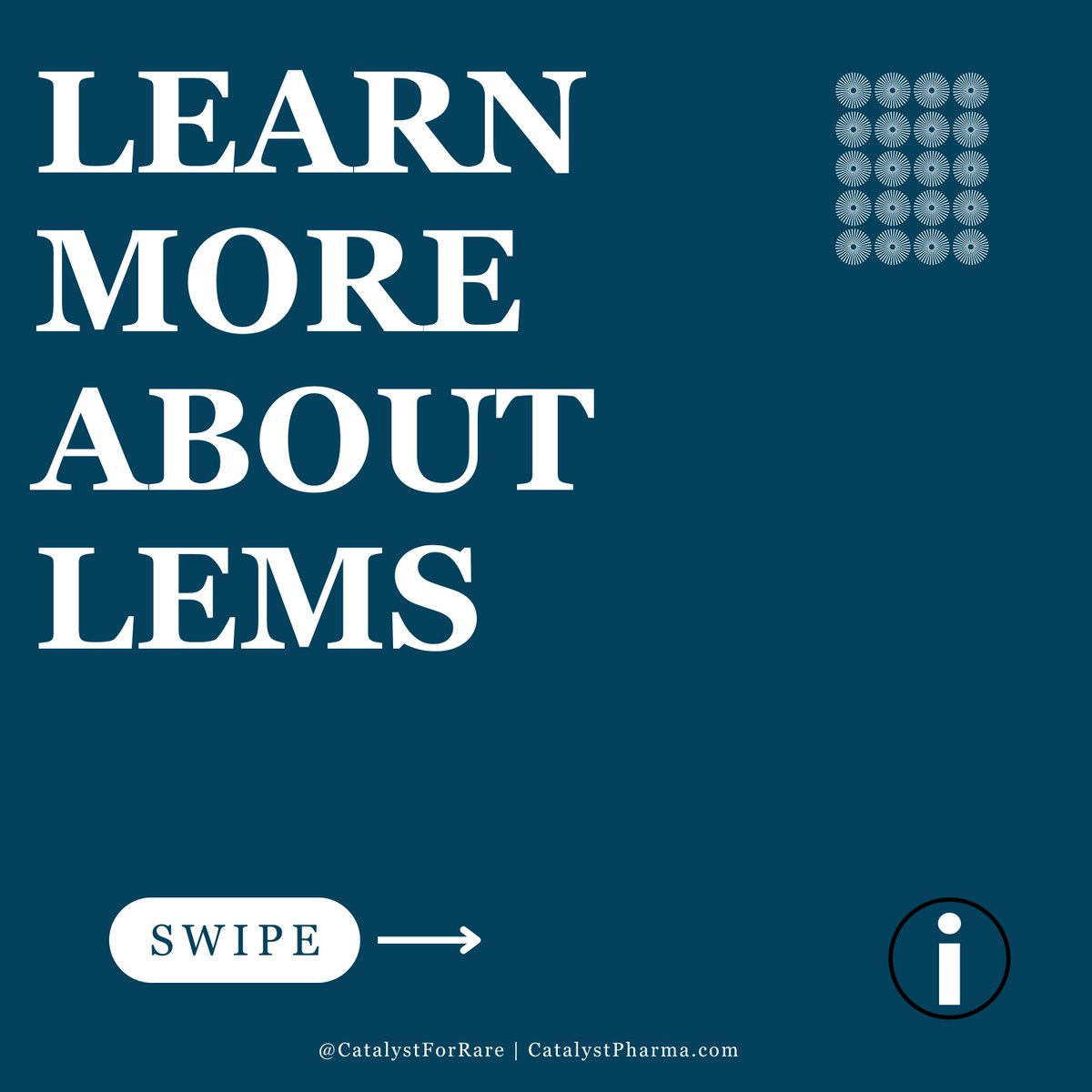 CatalystForRare's tweet photo. Are there some things you don't know about Lambert-Eaton myasthenic syndrome (LEMS)? LEMS is considered a rare disease, and since some of its symptoms are similar to other diseases, it is frequently misdiagnosed.  

Learn more: https://t.co/JF4oTEDun4  

#LEMS #raredisease https://t.co/mY1cXJip1D