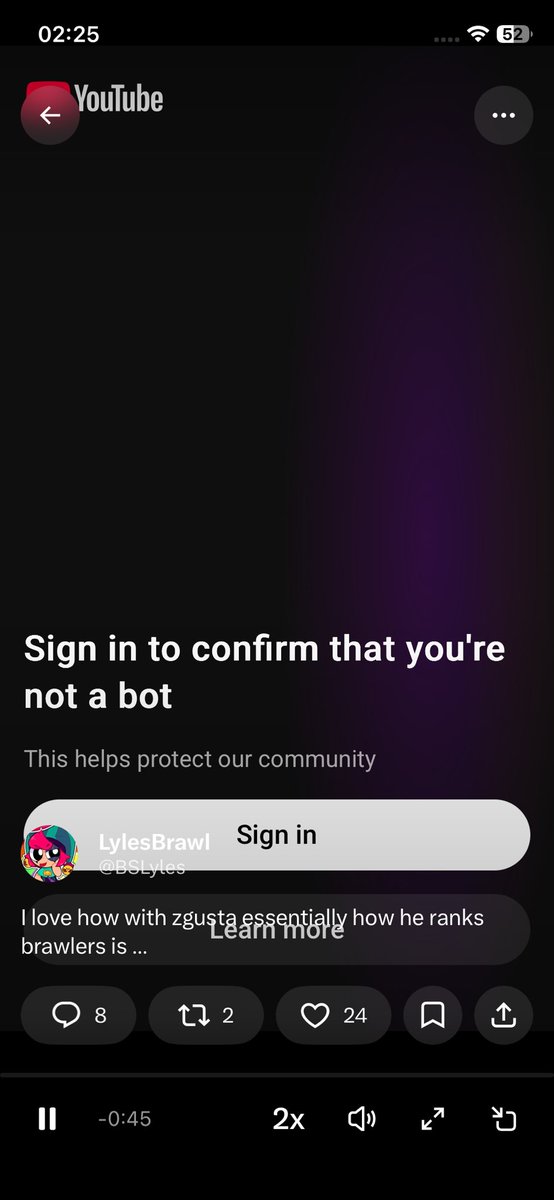 _Sunib_'s tweet photo. @BSLyles Tf is this?? It won’t let me sign in too https://t.co/iv1tXiv4fH