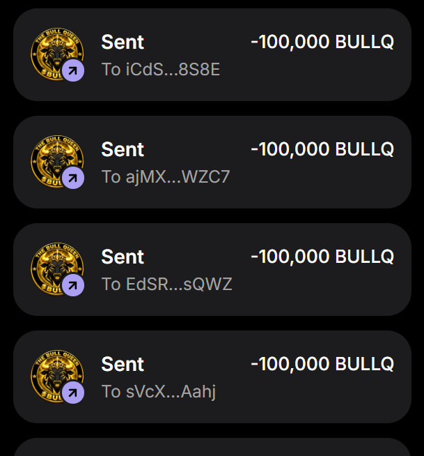 BullQueenX's tweet photo. Every wallet gets 100,000 #BULLQ 🚀

Drop your #SOL address + RT ♻️

Like + RT pinned post 📌

First 555 wallet gets #SolanaAirdrop 🪂 https://t.co/Dzq1oNWjVn