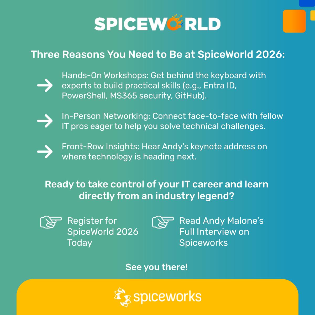 Spiceworks tweet picture