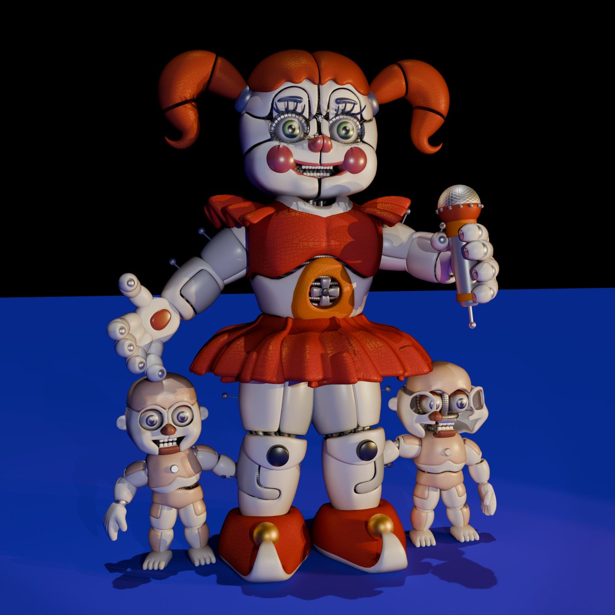 ReycgfR's tweet photo. WIP

"Join Us for a Bite"  

Render by Me   

Models:D00dl3rStudios  #sisterlocation #fnaf #blender #circusbaby https://t.co/GKr10jc2Po