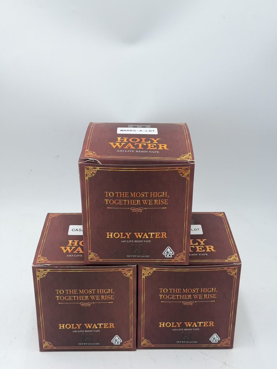 DICKERSONsmithw's tweet photo. Holy water Live resin disposable!
These are super gas white market disposable 🔥

10+ $27.50 each
30+ $25.00 each
50+ $23.00 each
100+ $22.00 each
DM for bulk 🏷️ https://t.co/Q0GC31Xwo7