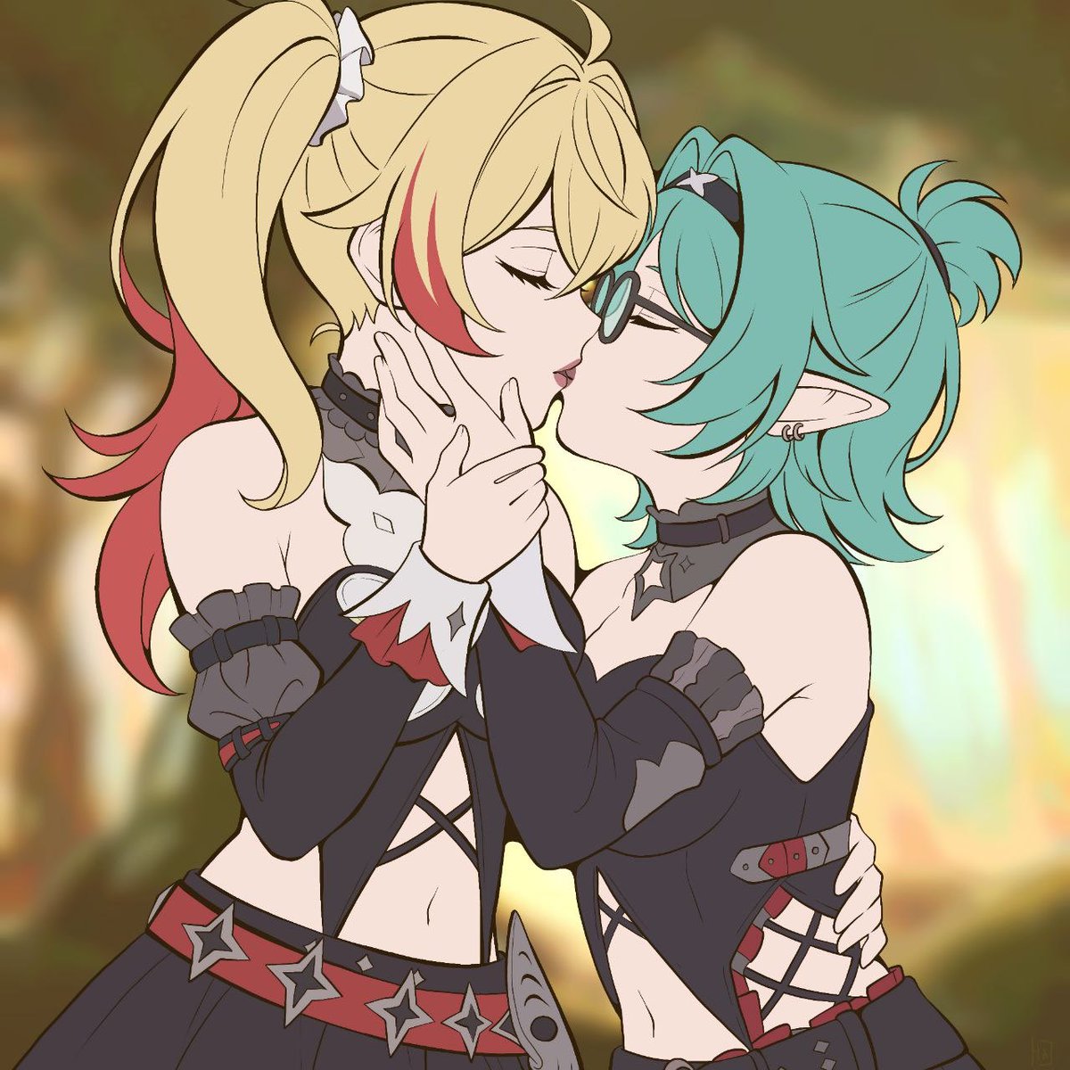 KrisNedoX's tweet photo. Claret Flint &amp; Roxy Ifrita Pryce. I present to you.

#ZenlessZoneZero #zzzero   #ZZZ #ClaretFlint #RoxyIfritaPryce #Claret #Roxy #zzzfanart #WIP #art #illustration https://t.co/kppNv4HBSC