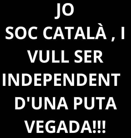 AnnaCopeta's tweet photo. M'encanta com titllen els pollossos i totis qualsevol piulada d'identitat nacional, només etiquetes d merda, pq no saben confrontar res.
No hi ha relat, pq no us ha interessat mai.
Se us acaba el bròquil.
Tic tac.
1r a Nació i l'alliberament...
Lo d 1 2n Ref 😂 Aneu a la merda. https://t.co/NUmZSiorhk