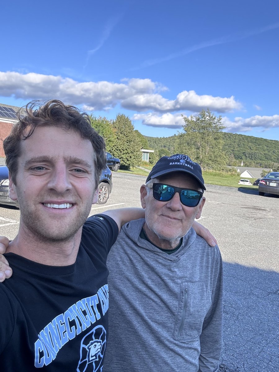 CoachBegly's tweet photo. Fall recruiting in full swing.... brought the original Coach Begly out for a day to evaluate talent. Great to be back in New England and in 🐪 land! https://t.co/hC1im0MchU