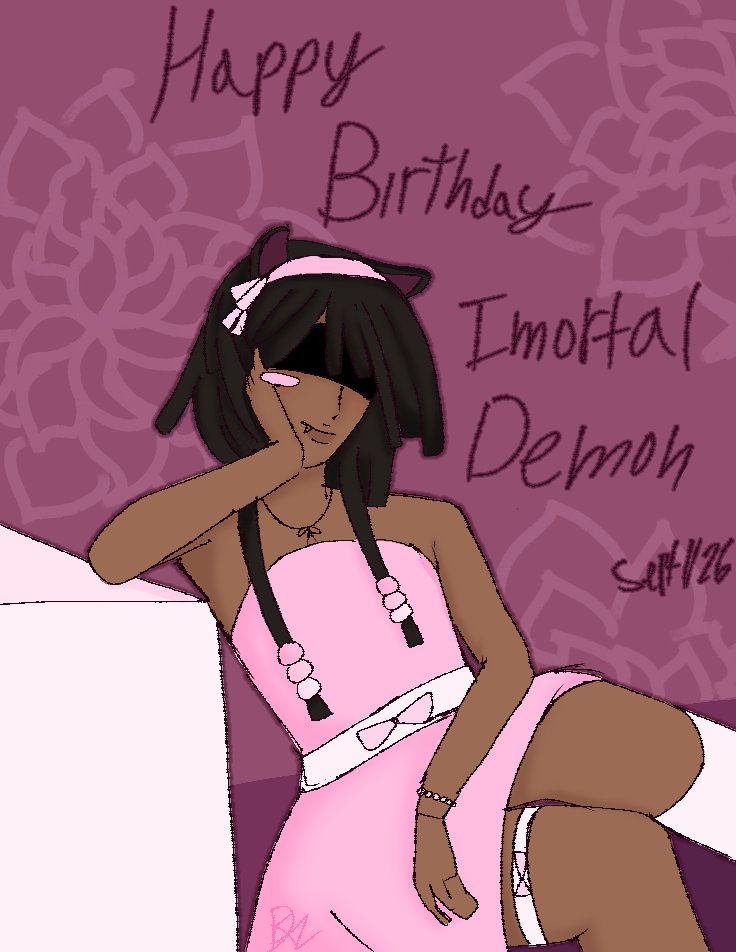 JustPoprocks's tweet photo. Quick #flamefrags birthday doodle because I saw a pretty pink dress on Pinterest and I couldn't escape the urge to draw him in something similar. https://t.co/ESTwzf3753