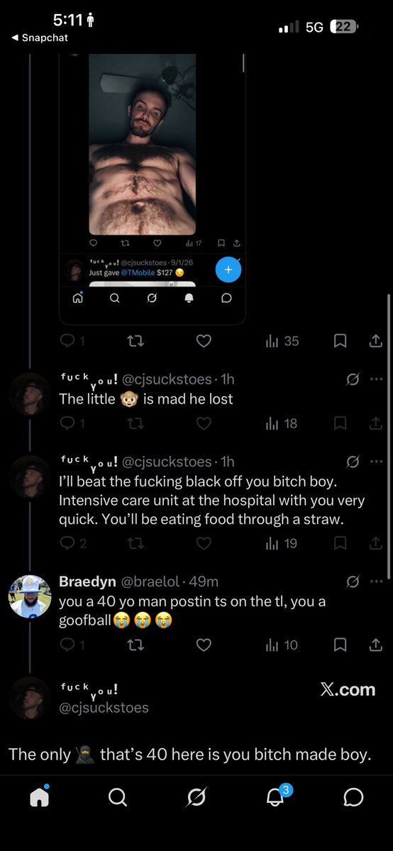 braelol's tweet photo. had this goofy so sick he had to block me… https://t.co/OrC4NjnfSy