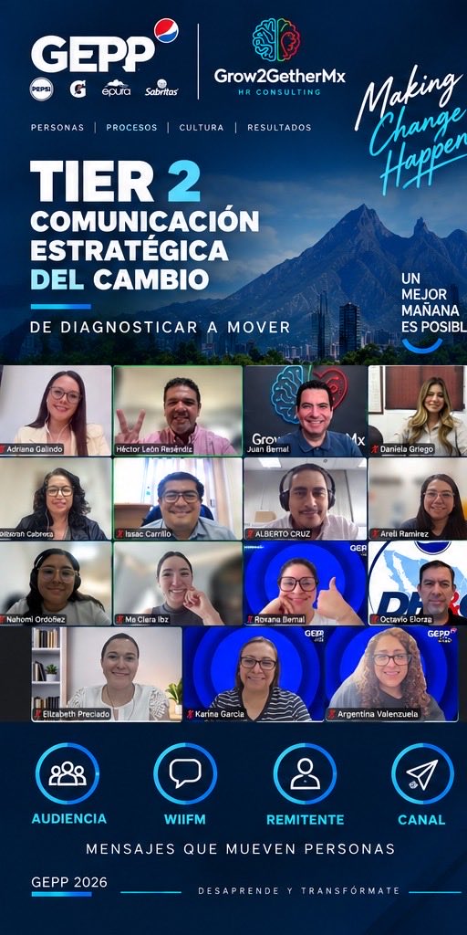 gethermx's tweet photo. “Informar ≠ intervenir”. Explica brevemente el arranque de Tier 2 y el paso de diagnosticar a mover.
@Grow2GetherMx1
#ChangeManagement #GEPP #Liderazgo #MakingChangeHappen #DesaprendeYTransfórmate https://t.co/HerTSJk5I3