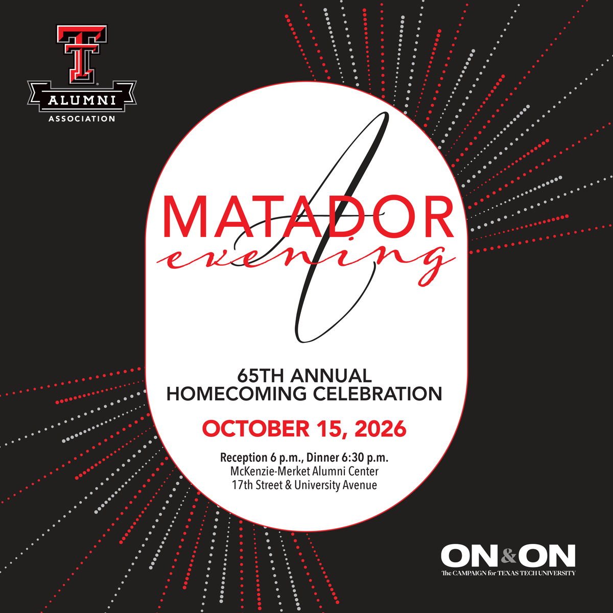 TTUAlumniAssoc's tweet photo. Announcing the honorees for this year's A Matador Evening on Oct. 15: Carey Hobbs '58 will be honored with the Lauro F. Cavazos Award. Barry Brown '89 and Brenda Peters '74 will receive the Distinguished Service Awards. Tickets and table are on sale now: https://t.co/9o8gQ9OiGl https://t.co/xE6P9fbHKh