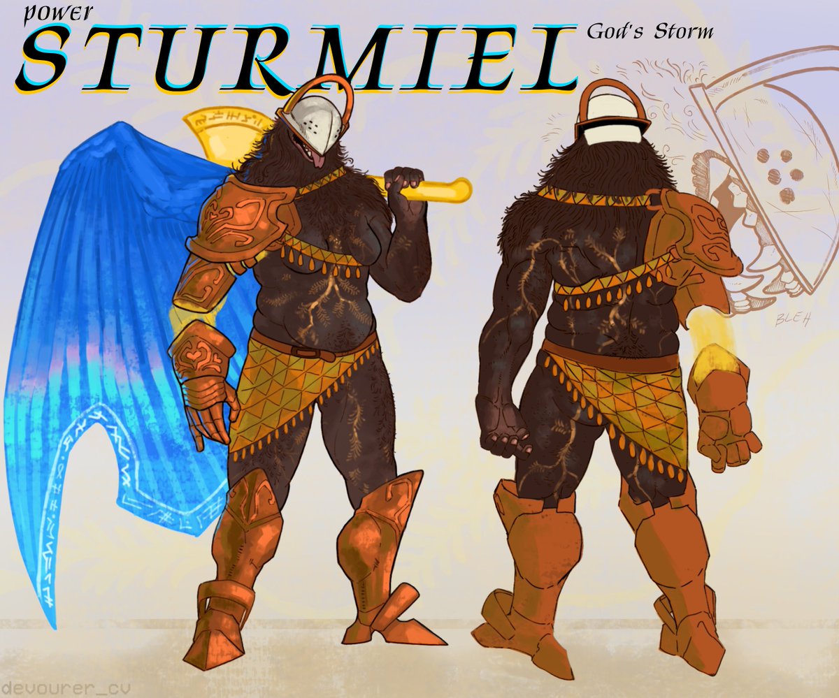Devourer_CV's tweet photo. OKAY i finally finished Sturmiel, my Power gal who's probably a masochist by secret and enjoys being struck by lightnings
#Ultrakill #ultrakillOc
..More yap about her in the comments ☟ https://t.co/i4UsuUFZ22