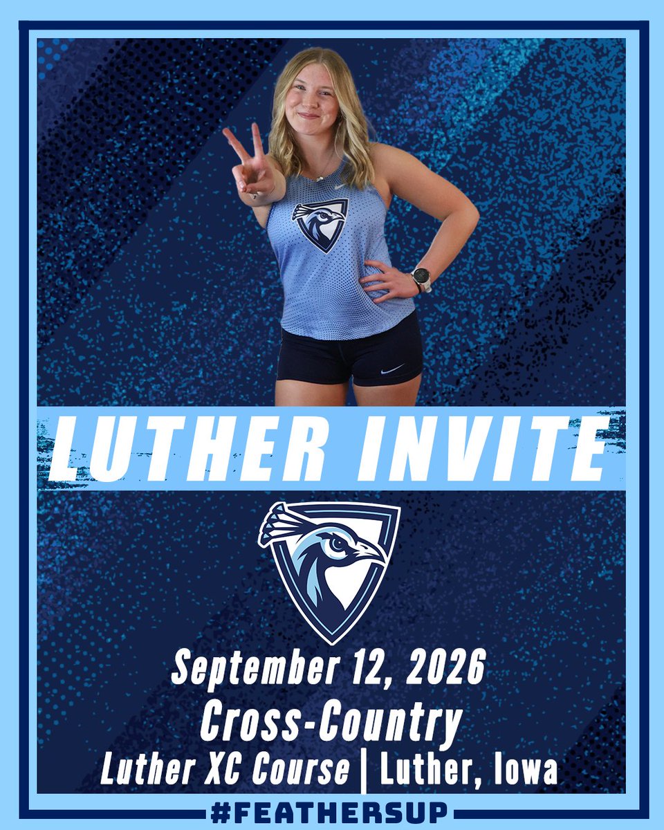 UIUPeacocks's tweet photo. 🏃🏼‍♀️: Season-opening race at Luther!

🆚: Luther All-American Invitational
⌚: 11:45 a.m.
📍: Decorah, Iowa
🏟️: Luther XC Course
📊: https://t.co/lk91pA6gDj

#FeathersUp | #CreateYourLegacy | #GLVCxc https://t.co/I62M8ljMPC