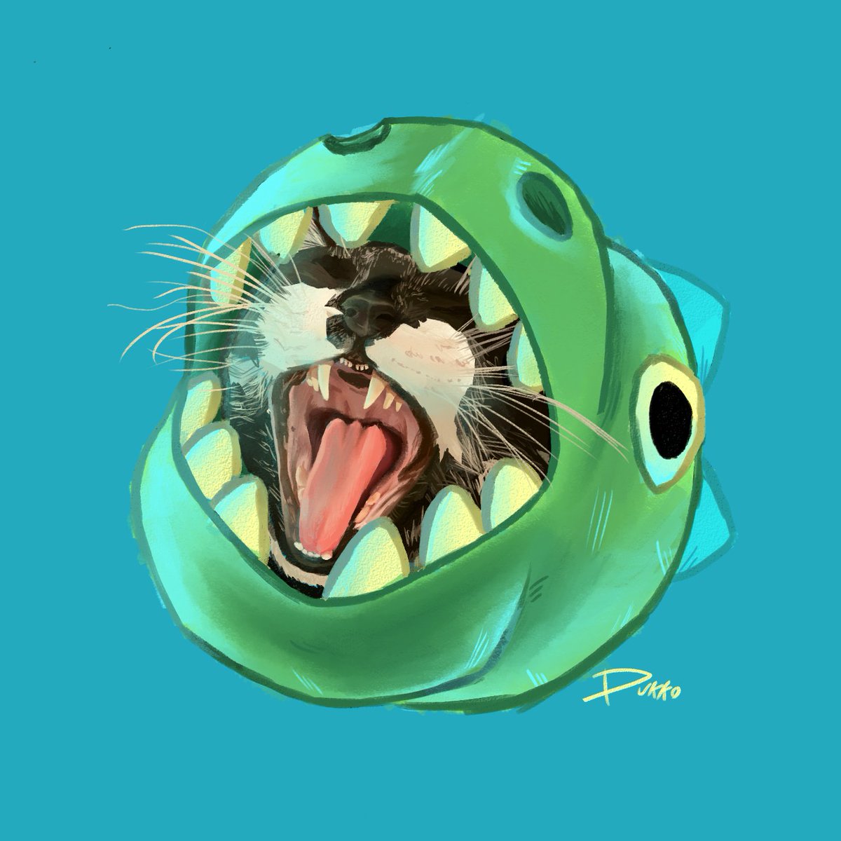 Dukko5's tweet photo. Cats Royale! (1/3)

(Comm by @Kitkakuraw ) https://t.co/tOoD76lEkb