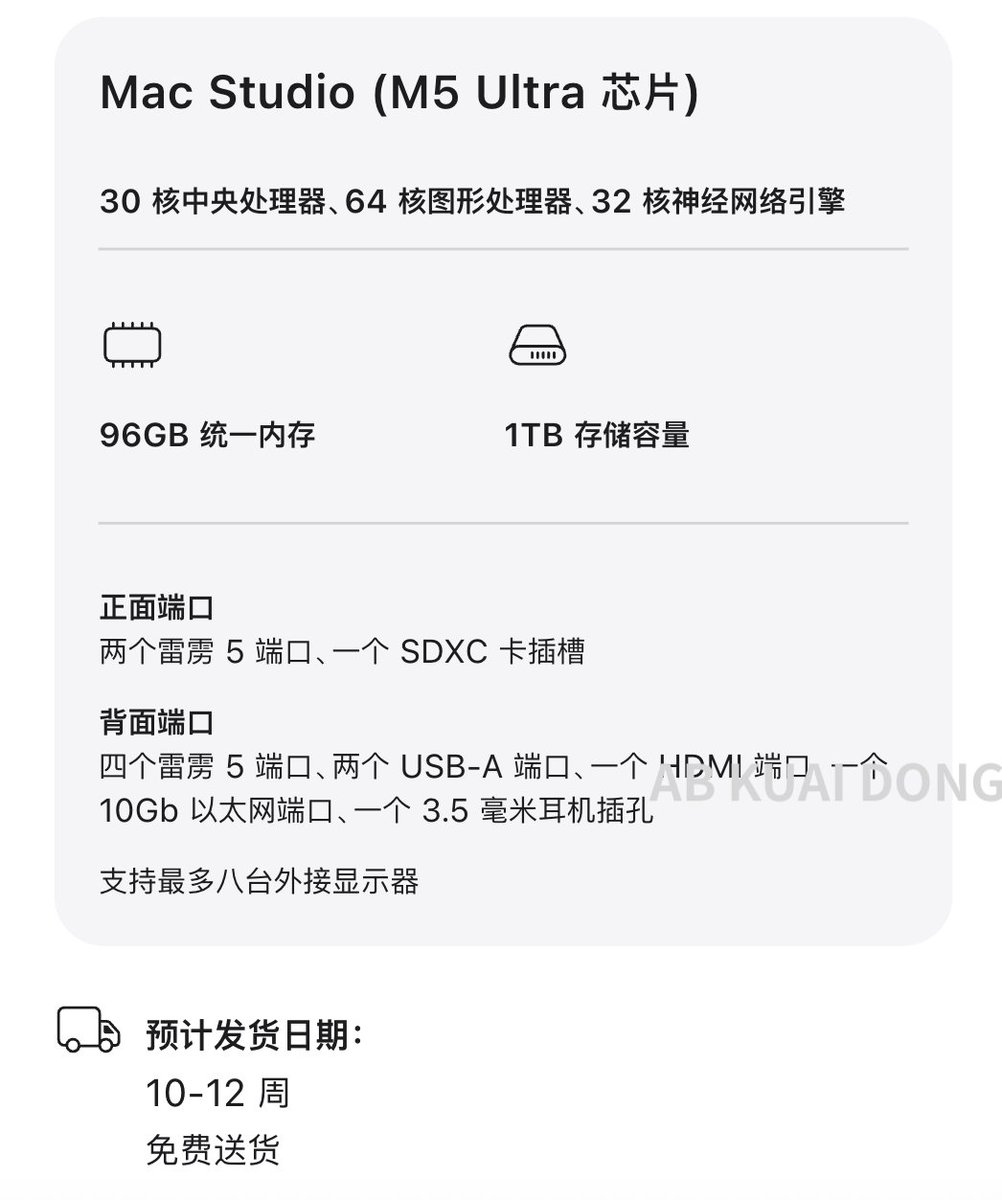 _FORAB's tweet photo. 终于知道 Mac 都被谁扫了。信息报确认，ChatGPT 母公司 OpenAI，正大量扫货市面上的 Mac mini 和 Mac Studio，已达数万台，正迫切希望采购更多。

而 Claude 的 Anthropic 则通过亚马逊 AWS，来租用 Mac，这一井喷的需求，让 Mac 整体销售额增长 29%，成苹果增长最快业务。 https://t.co/bVMiZ8EvjQ