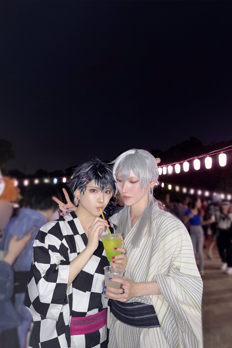 Ame_miya72's tweet photo. モモとお祭り🍑　cos https://t.co/zjrf6eJ6WU