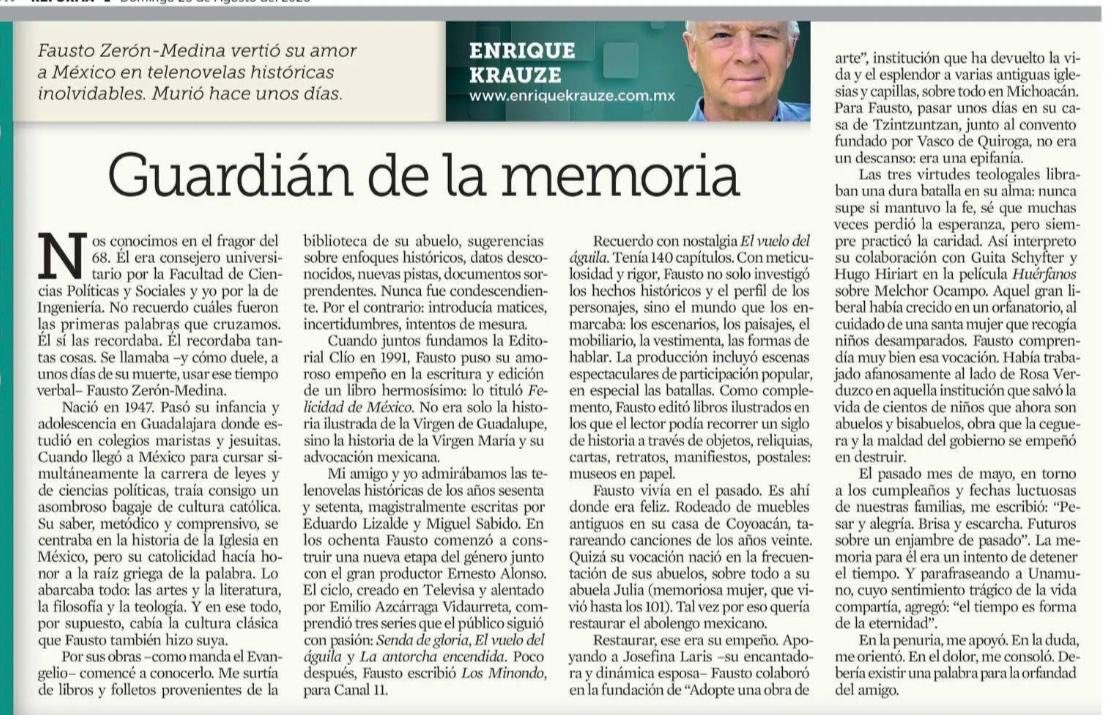 EnriqueKrauze's tweet photo. Gabriel Zaid nos recuerda que siempre ha habido en la historia mexicanos que destacan universalmente. Un gran antídoto contra el pesimismo. https://t.co/h8bFkygNeX