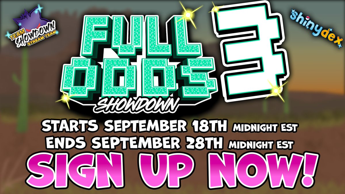 TeamShowdownHQ's tweet photo. 🔥 FULL ODDS SHOWDOWN 3 IS HERE! 🔥

The hunt is ON! ✨

📅 STARTS: September 18th at 12:00 AM EST
🏁 ENDS: September 28th at 12:00 AM EST
📝 SIGN-UPS ARE NOW OPEN!
Discord: https://t.co/fjOUHwPnNX

🔗 Sign up now and join the showdown! https://t.co/GfKAtDLzYl