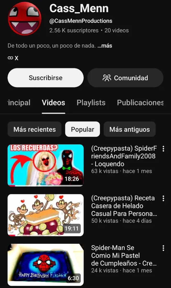 RBros02's tweet photo. Si estas suscrito al usuario Cass_Menn desuscribanse.

Porque Este usuario es nadamás y nada menos que el mismo Furnox.

Contexto: Este usuario tiene antecedentes de Grooming, ya que groomeó y acosó a una usuaria menor de edad llamado Chewrz en Discord. https://t.co/EZhzHlsHyK