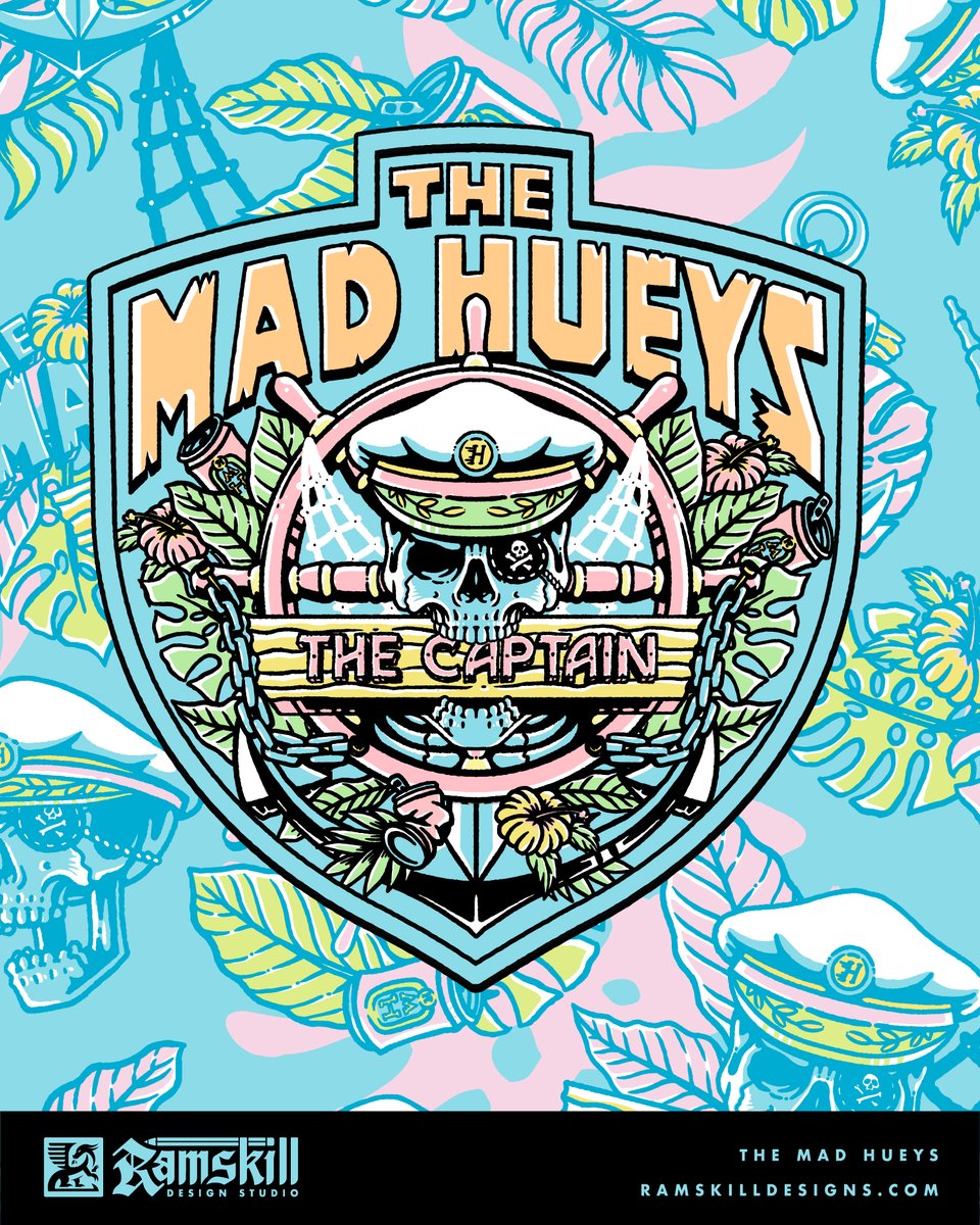 philustrations's tweet photo. The Mad Hueys: unleash your inner captain ⚓ https://t.co/VI5PXmthWe
