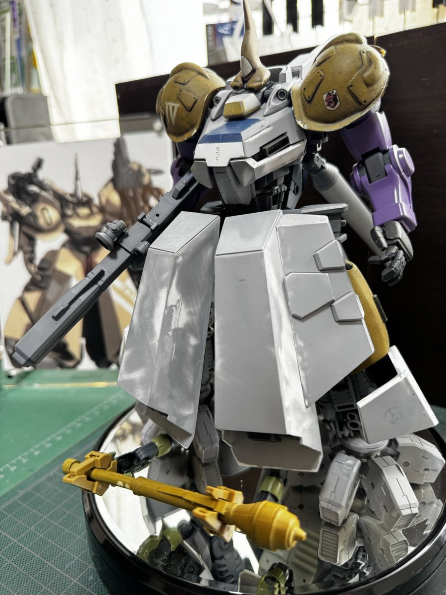 pocp42's tweet photo. #オラザク に向けて
MGザクベースのミキシングで作っていた…
ソロモンエクスプレス版の
THE-Oですが…
残念ながら…間に合いませんね〜😭
#ガンプラ https://t.co/i9Liz7pmRU