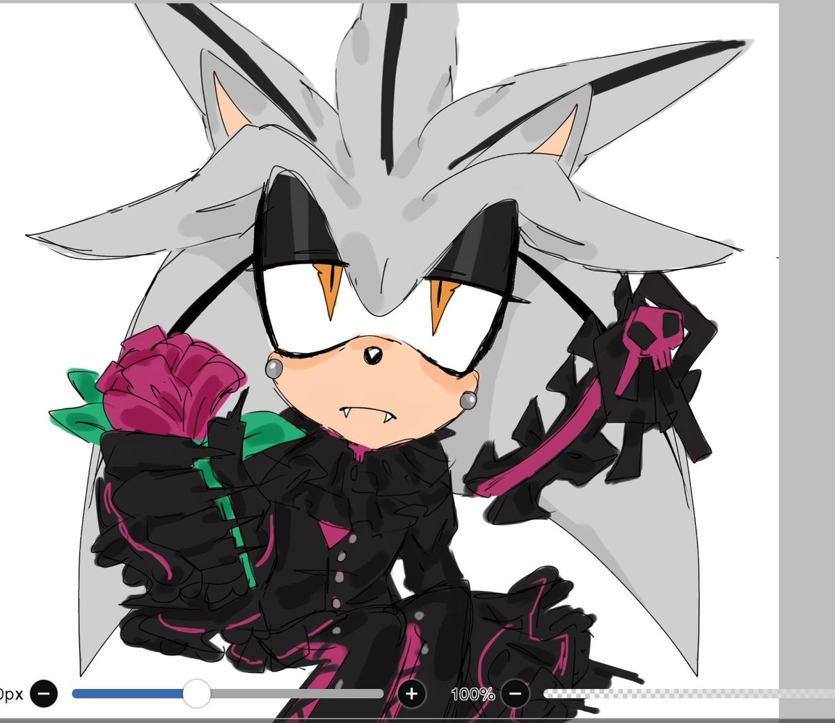 Yuububbles's tweet photo. I'm done with silver now the video it gonna be hell 💔 #silverfanart https://t.co/qhFUaNmdsL