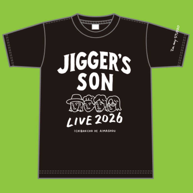 office_modekey's tweet photo. ライブ会場で完売となりましたJIGGER'S SON 2026Tシャツの受注生産スタート！
全カラー、全サイズに対応します。

受注締め切りは9月7日(月)23:59、発送は9月16日前後を予定しています。ぜひご利用ください！
https://t.co/nNvzxdJiGG https://t.co/7AlIyNXfhc